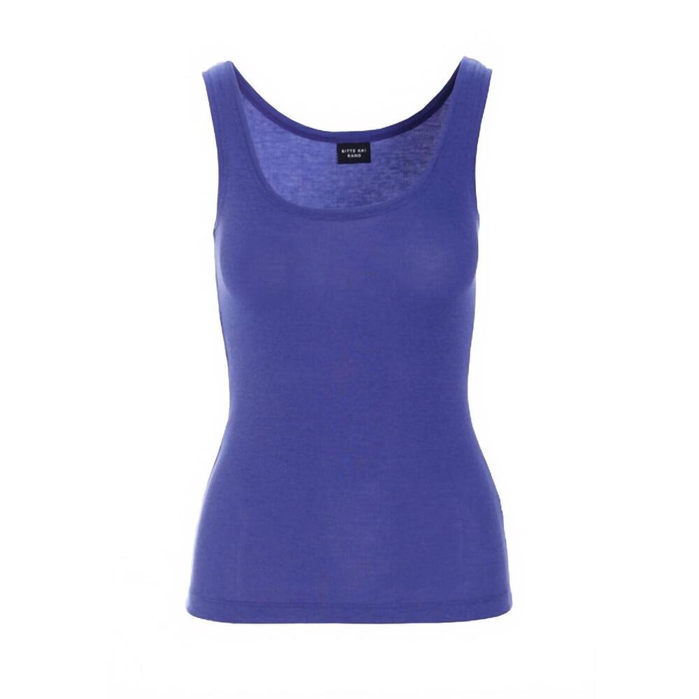 NEW BITTE KAI RAND women's atlas rib tank top in ocean blue